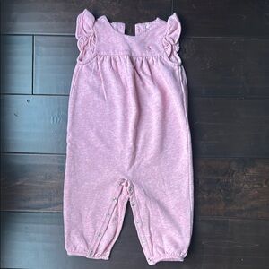 Ralph Lauren Pink Cotton Ruffle Romper Playsuit 12mo